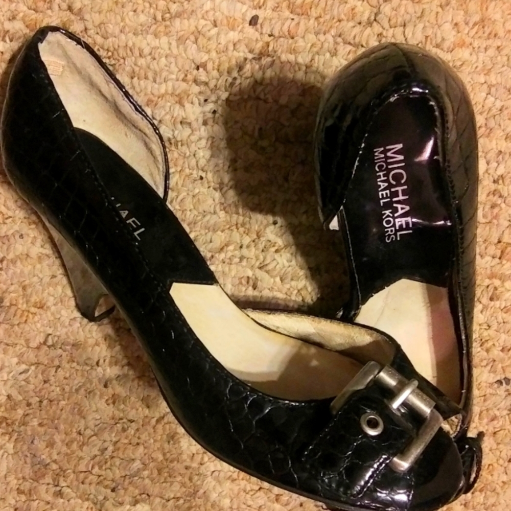 Michael Kors patent leather heels